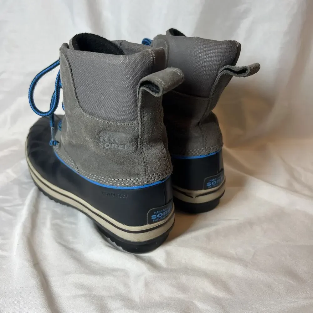 Sorel Youth Lace Gray Winter Boot Kids Size 5